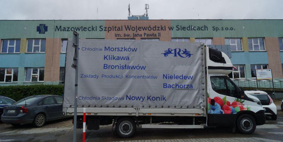 Musy owocowe dla szpitali i domu dziecka 