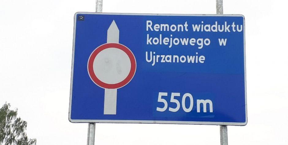 Remont wiaduktu kolejowego w Ujrzanowie - Za chwilę zamkną odcinek DK 63