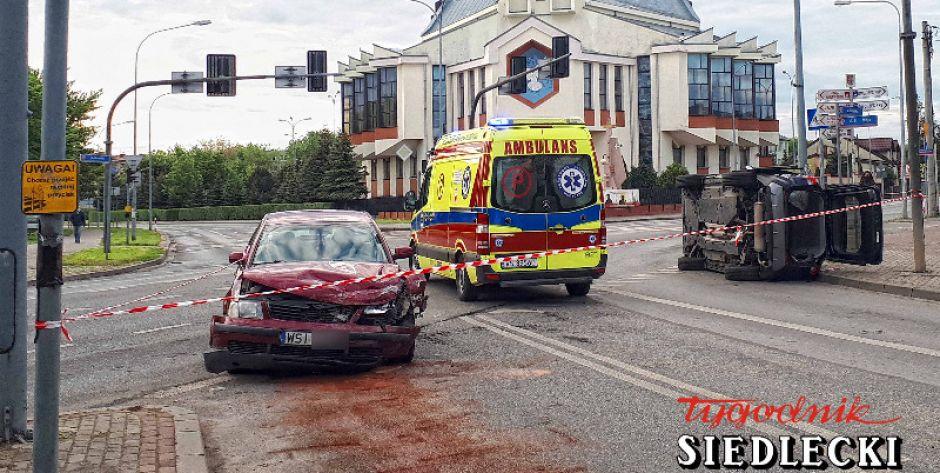 Wypadek na skrzyżowaniu ulic Wyszyńskiego, Brzeska, 3 Maja