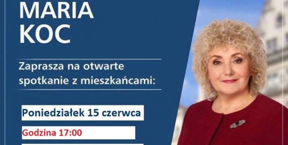 Otwarte spotkania z senator Marią Koc