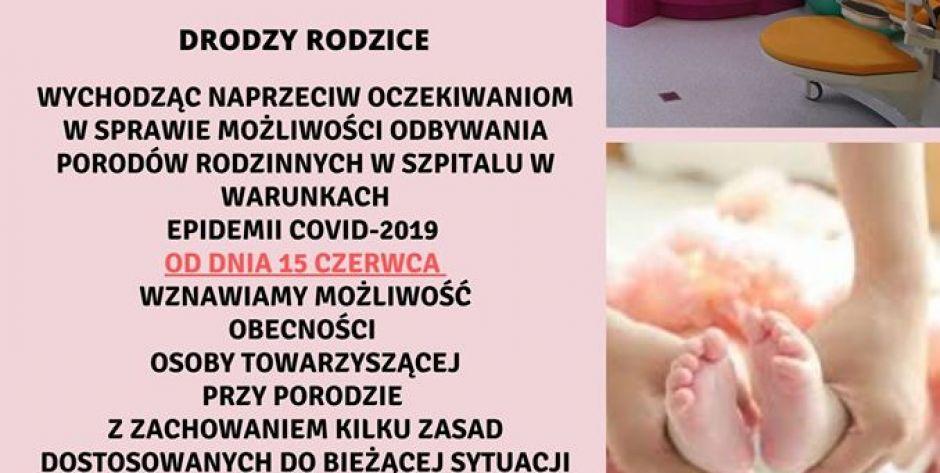 W Siedlcach znów będzie można rodzić z tatą
