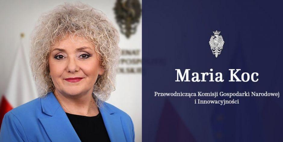 Maria Koc przewodniczącą komisji