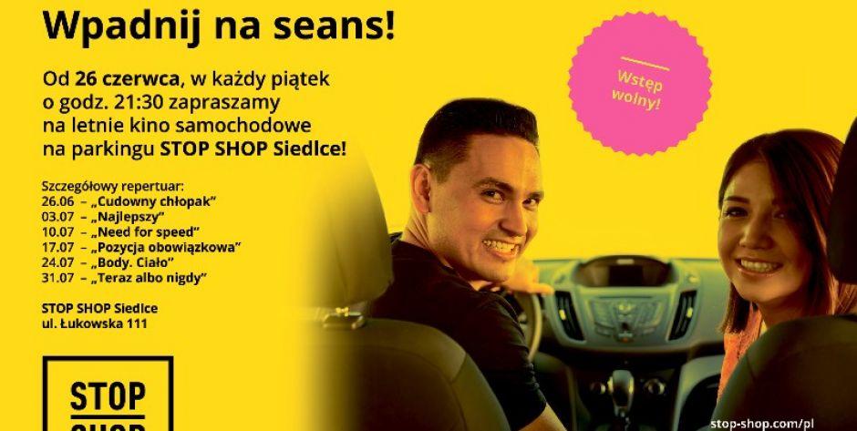 W Stop Shop Siedlce będzie darmowe kino samochodowe!