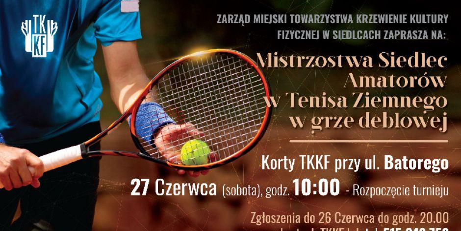Mistrzostwa Siedlec Amatorów w Tenisie Ziemnym w Grze Deblowej