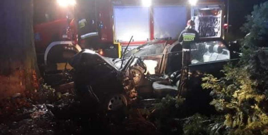 Nocny wypadek w Radoryżu Smolanym - Ranny 47-latek