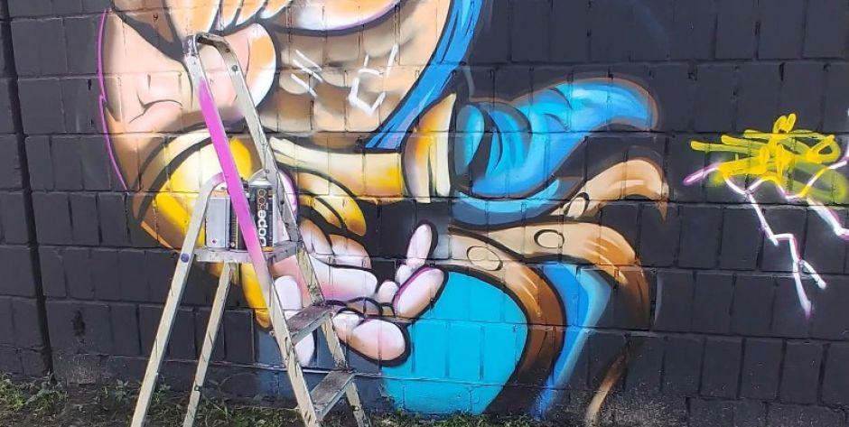 Nowe graffiti przy ul. Mieszka I