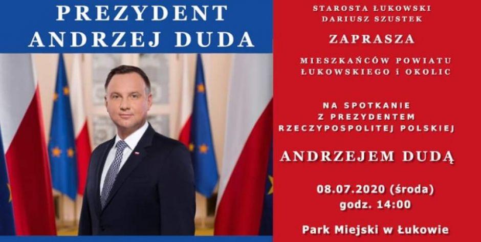 Do Łukowa przyjedzie prezydent Andrzej Duda