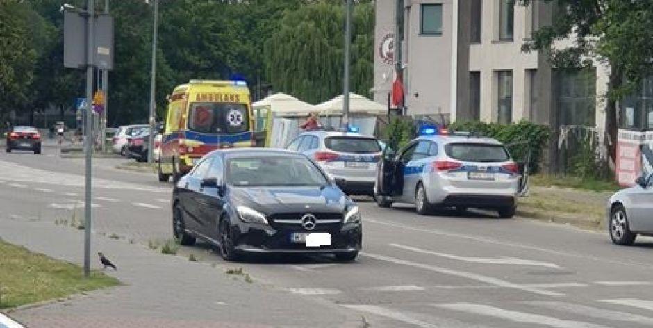 Zderzenie samochodu z rowerem