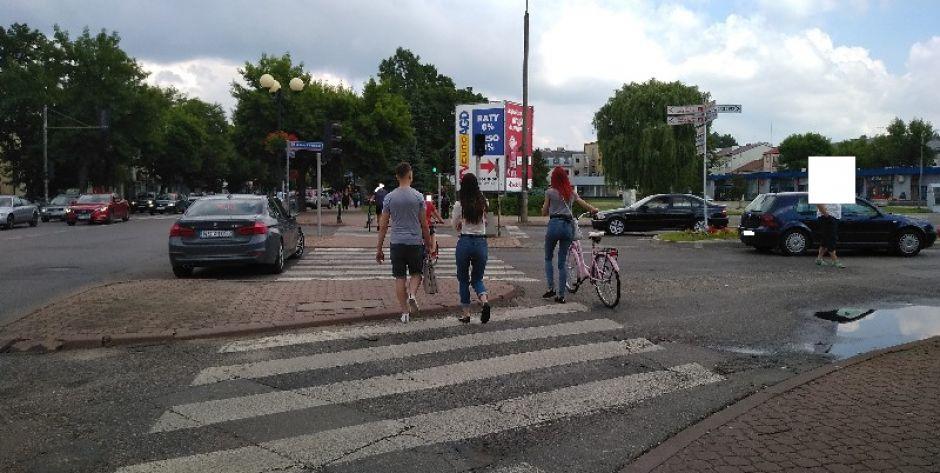 Skrzyżowanie Piłsudskiego/Kilińskiego - Potrącenie pieszej