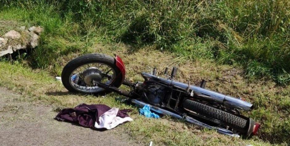 Motocyklista potrącił pieszego