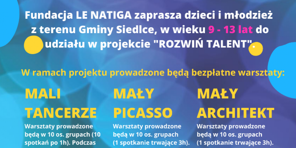 Masz talent? To go rozwijaj!