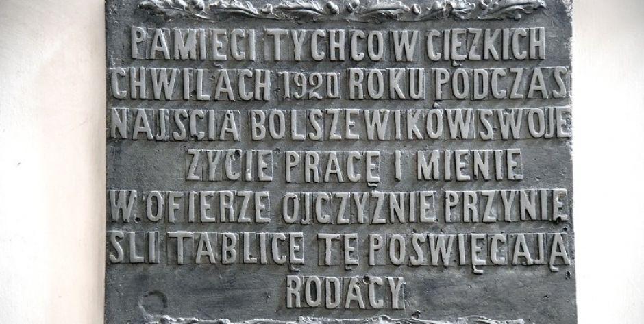 Kiedy w sierpniu 1920 przyszli bolszewicy