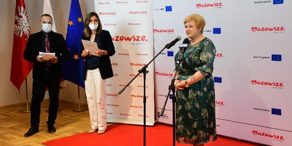 KOLEJNYCH 105 MLN ZŁ NA WALKĘ Z COVID-19 OD SAMORZĄDU MAZOWSZA