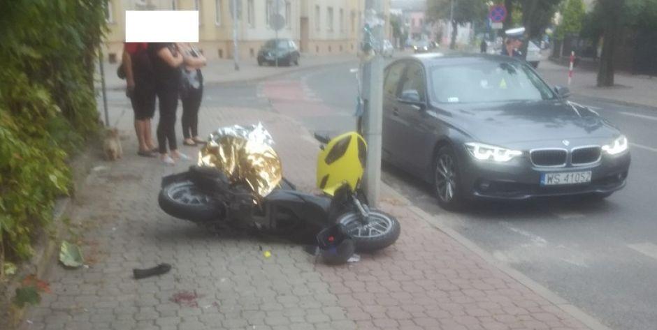 Wywróciła się na skuterze ( AKTUALIZACJA)