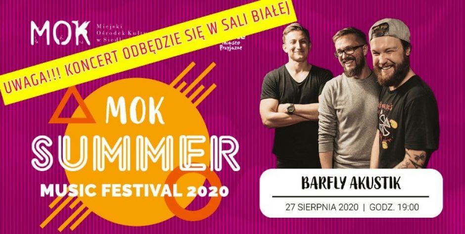 Koncert przeniesiony do Sali Białej