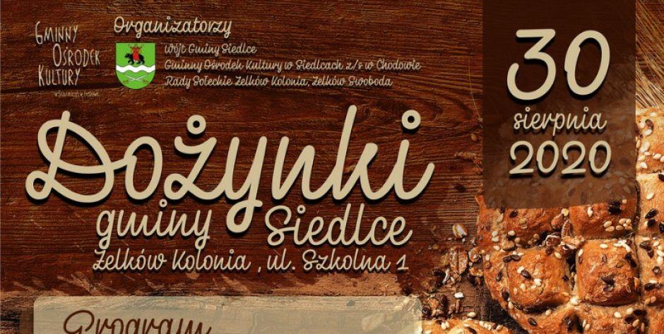 Jutro Dożynki Gminy Siedlce