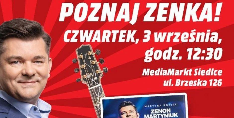 Spotkanie z Zenkiem Martyniukiem w Media Markt Siedlce
