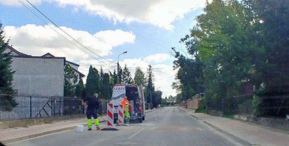 Progi zwalniające na Piaskowej