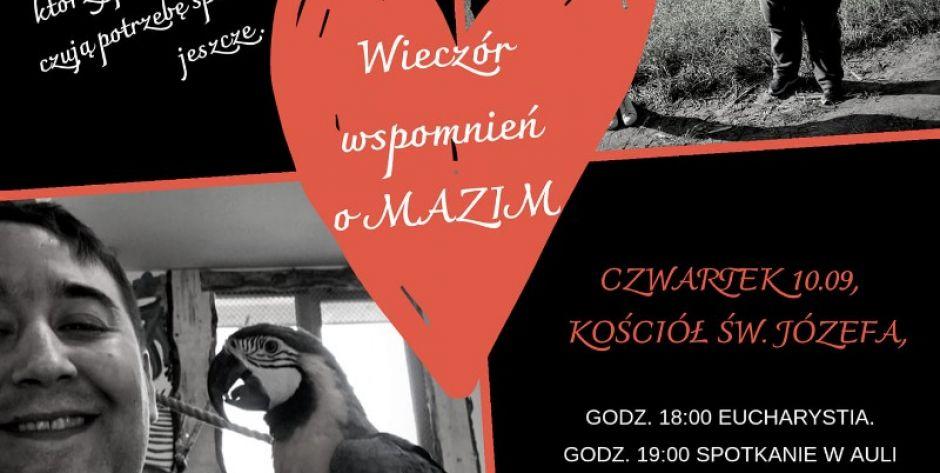 Wieczór wspomnień o Mazim