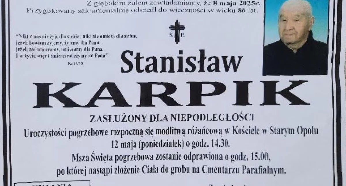 Zmarł Stanisław Karpik