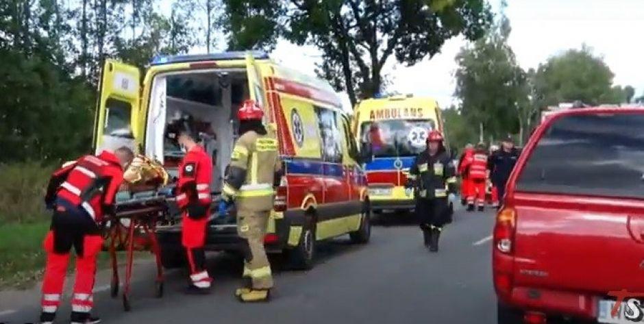Wypadek na DK62 w Węgrowie - 5 osób rannych (AKTUALIZACJA)