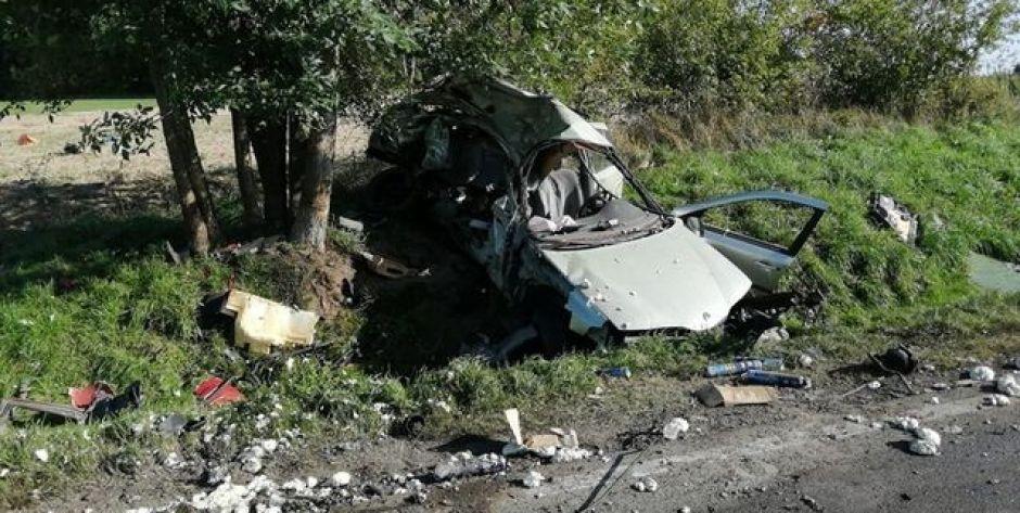 Wypadek na DK63 w pobliżu Sabni! Trasa jest zablokowana (Aktualizacja)