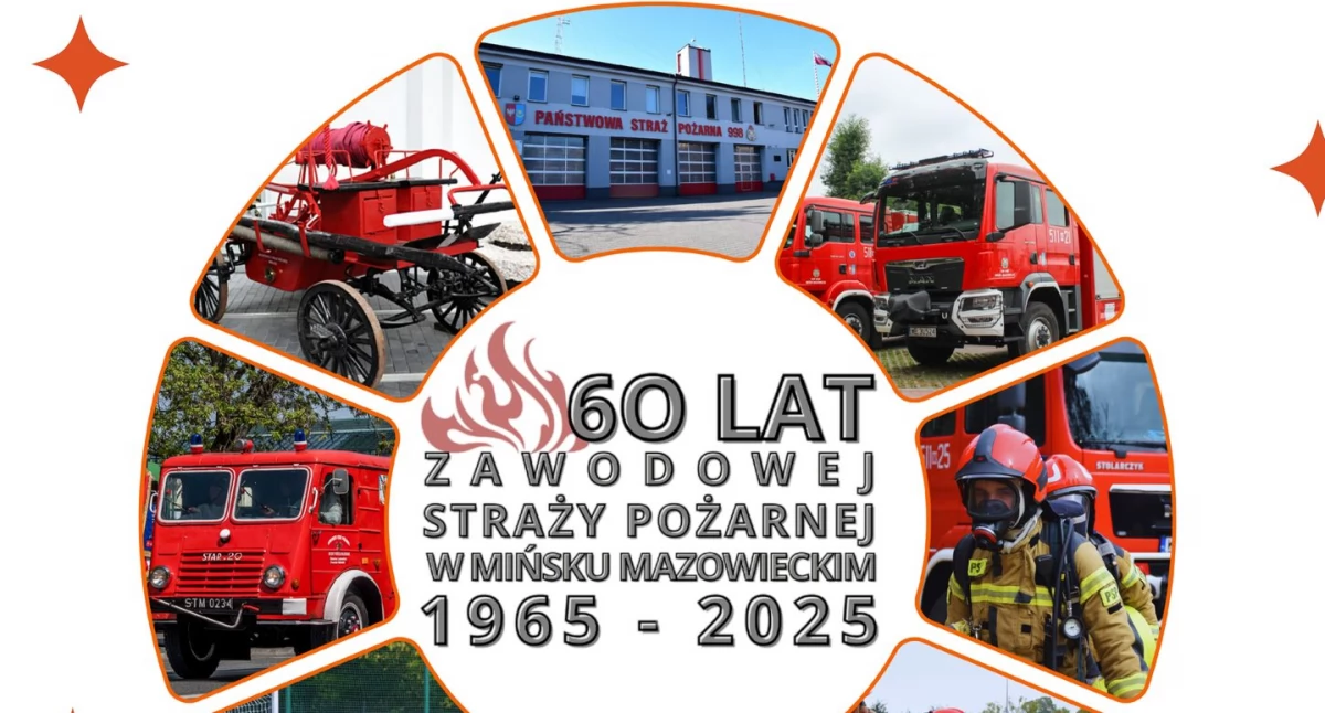  60- lecie Zawodowej Straży Pożarnej w Mińsku Mazowieckim. Powiatowy Dzień Bezpieczeństwa.