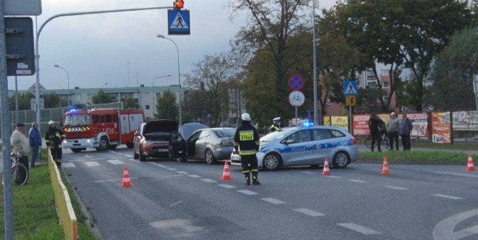 Wypadek na obwodnicy Węgrowa