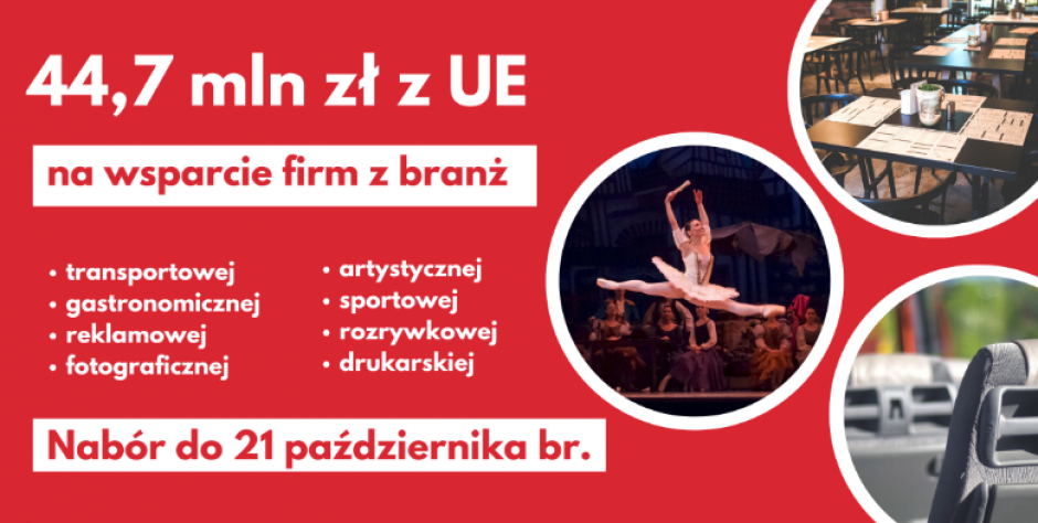 Kolejne wsparcie Samorządu Województwa dla przedsiębiorców