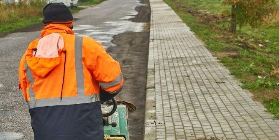 Chodnik na odcinku Strzała - Purzec już jest!