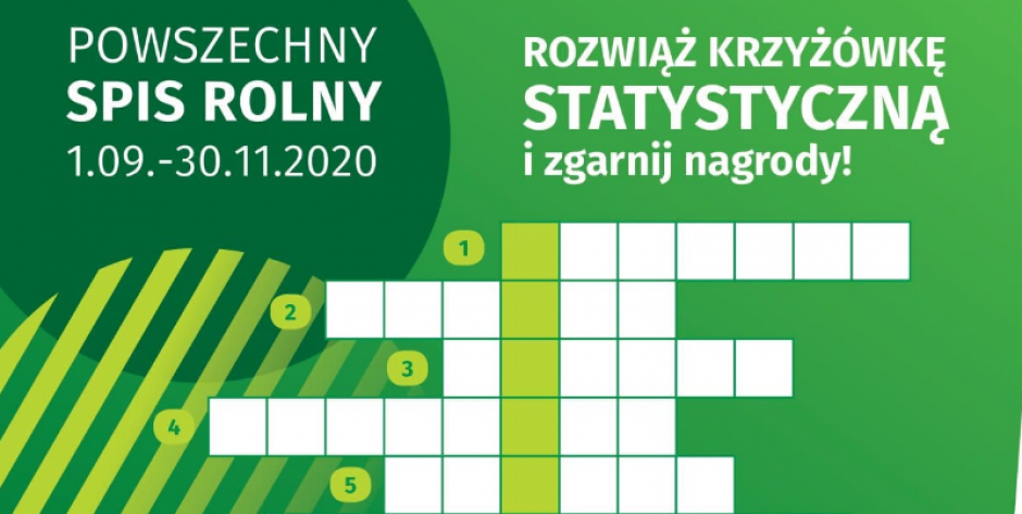 Rozwiąż krzyżówkę statystyczną i zgarnij nagrody!