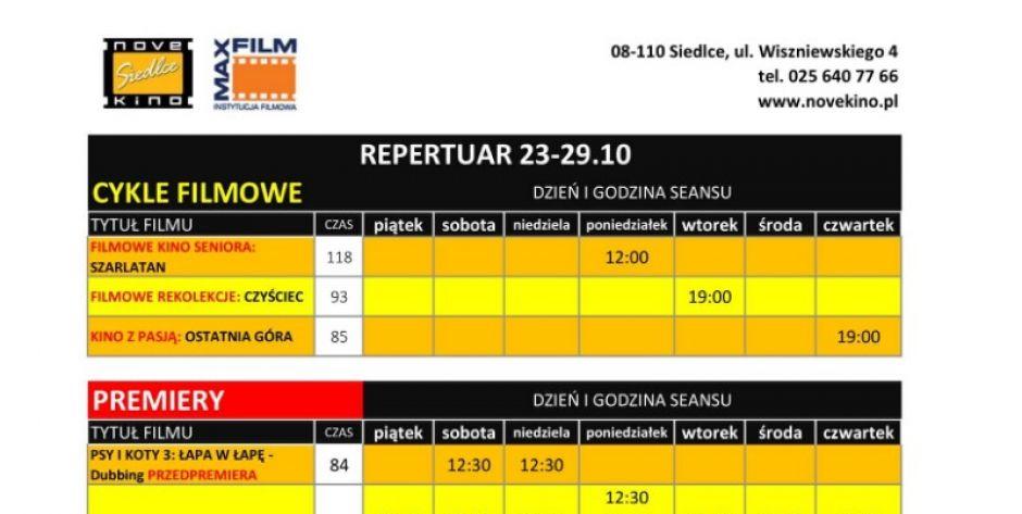 Repertuar NovegoKina na najbliższe dni!