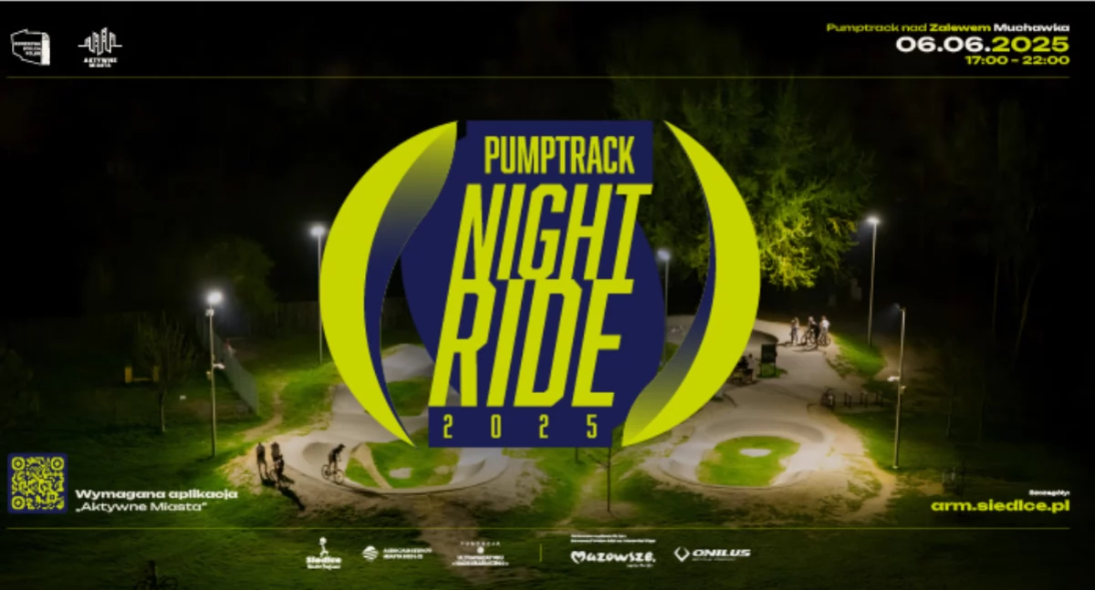 Nocna rywalizacja na dwóch kółkach – Pumptrack Night Ride już 6 czerwca w Siedlcach!