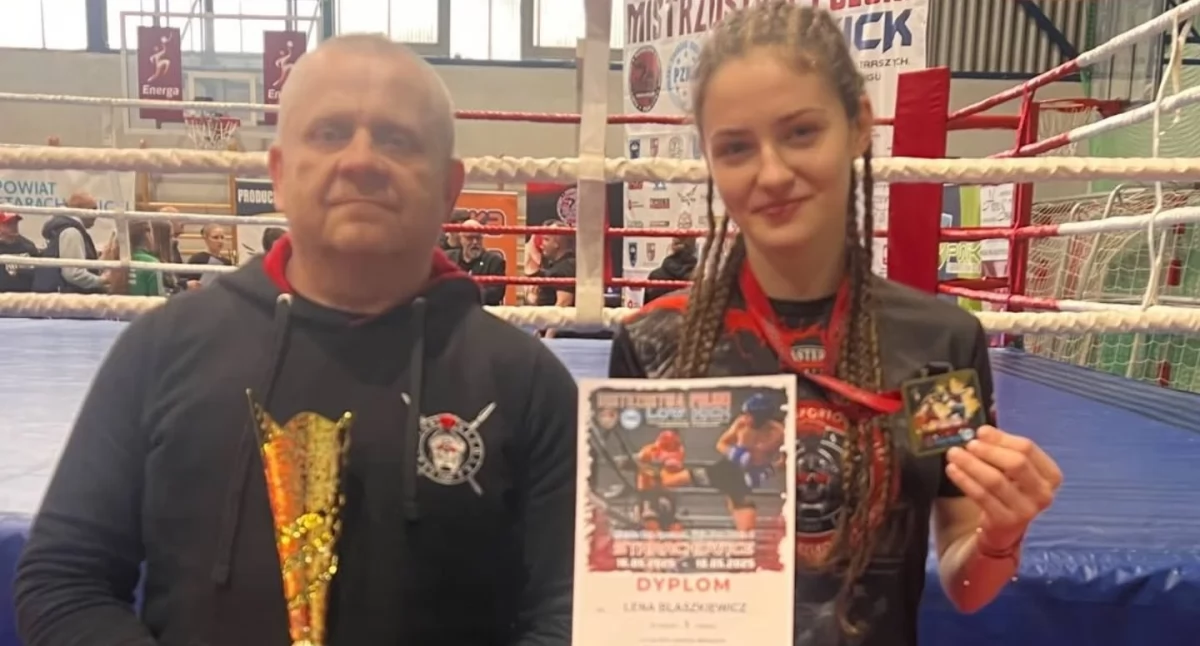 Złota Lena Błaszkiewicz  - medale ekipy Gladiatora Siedlce