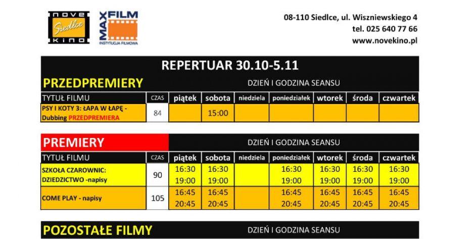 NoveKino zaprasza! Sprawdź, co obejrzysz w dniach 30 października - 5 listopada!