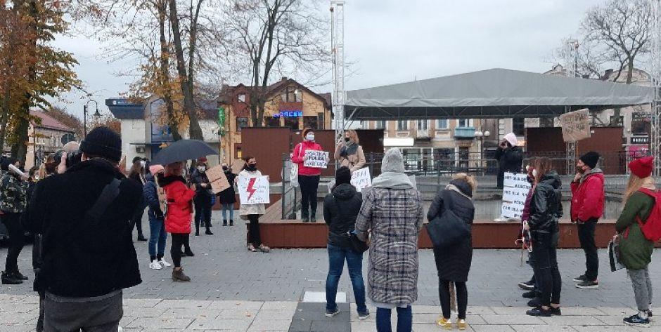 Protest kobiet w Łosicach