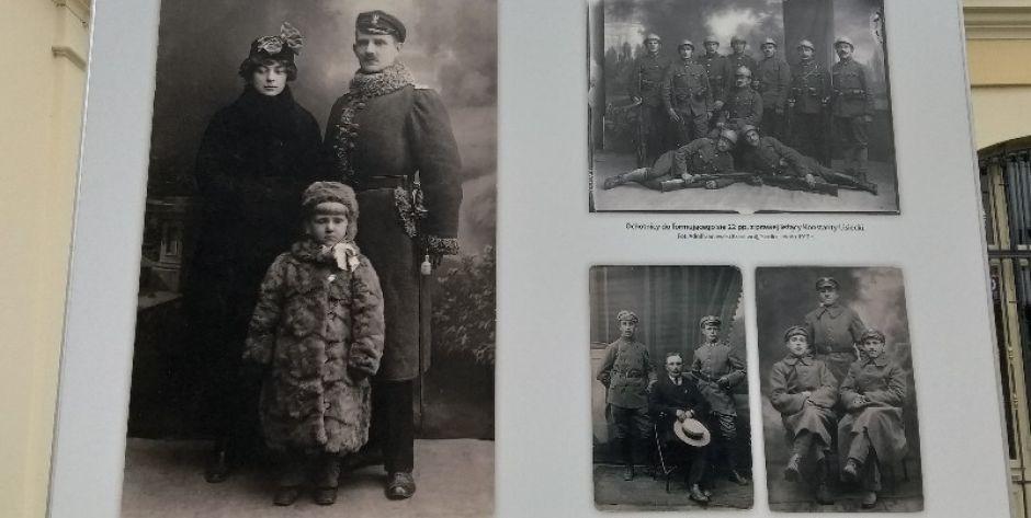 Wojna polsko-bolszewicka przed Muzeum Regionalnym
