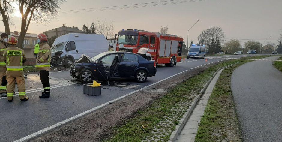 Wypadek w Kolonii Wiśniew! Objazdy!