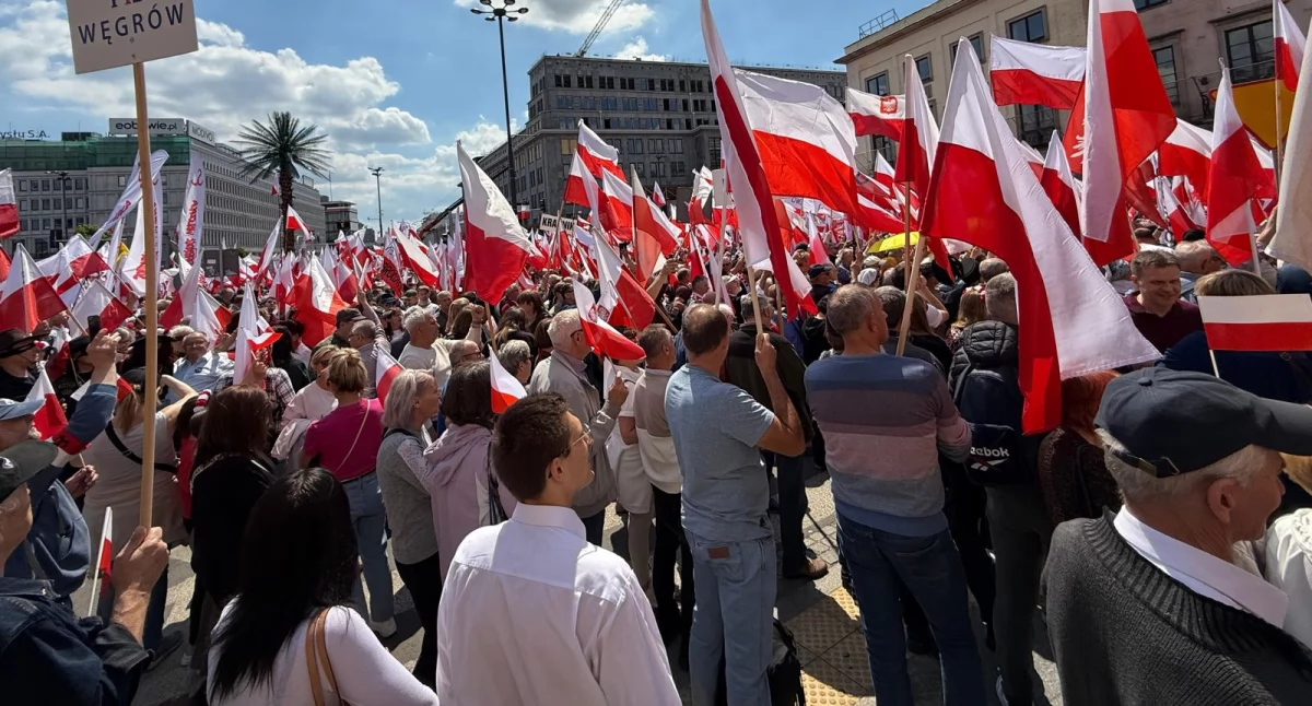 Marsz za Polską Karola Nawrockiego z mieszkańcami naszego regionu