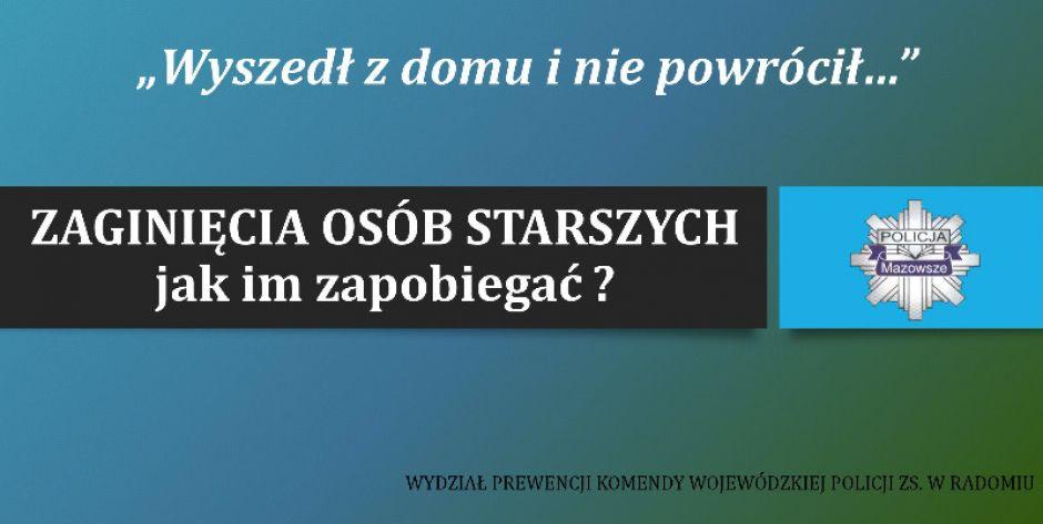 Jak zapobiec zaginięciom seniorów?