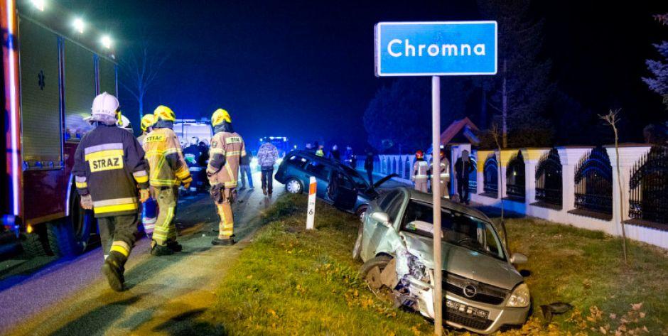Utrudnienia w ruchu! Zderzenie w miejscowości Chromna