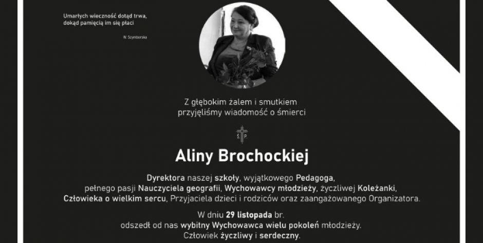 W czwartek ostatnie pożegnanie Aliny Brochockiej