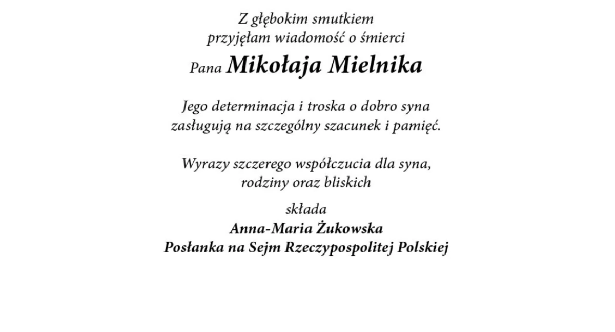 Kondolencje...