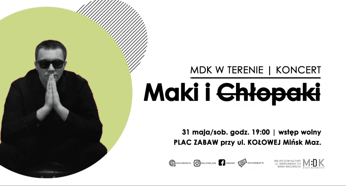 Koncert akustyczny na placu zabaw