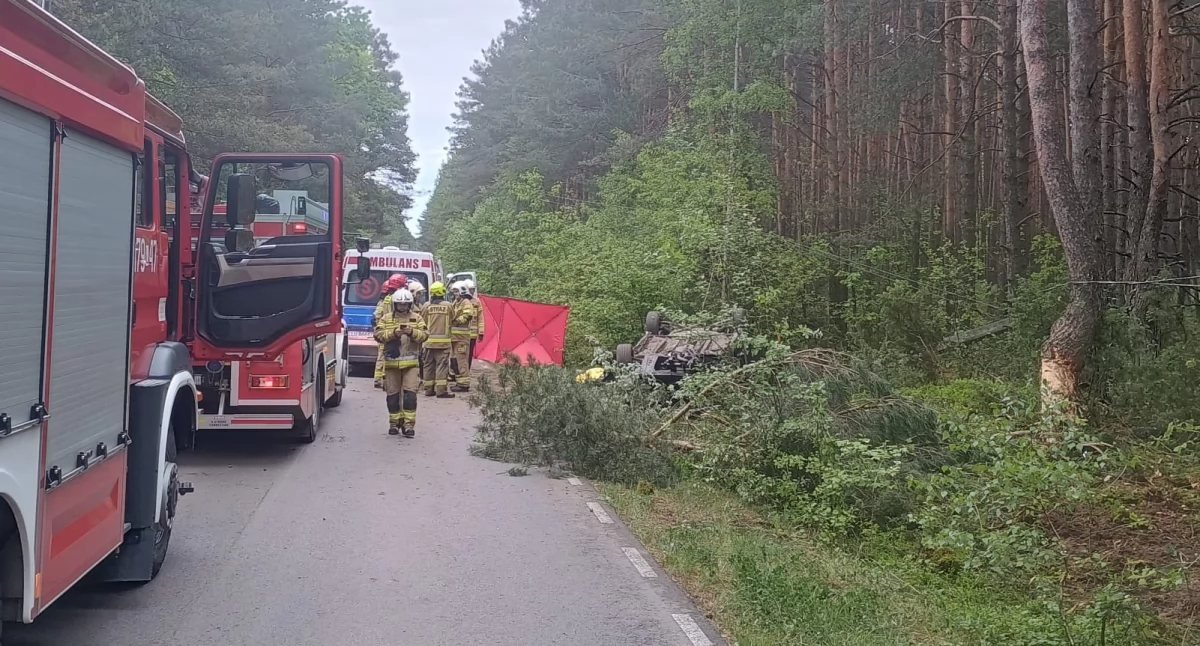 Dramatyczne popołudnie w powiecie łukowskim – zginęły dwie osoby