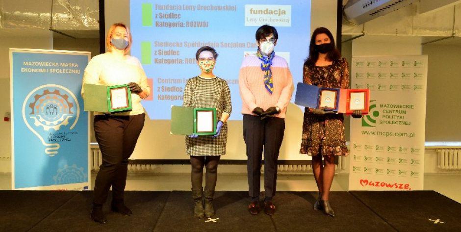 Siedleckie organizacje laureatami Mazowieckiej Marki Ekonomii Społecznej