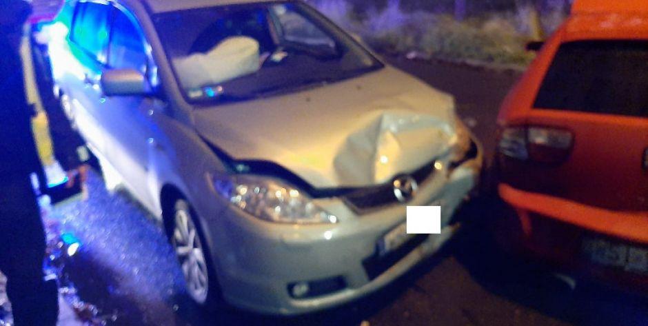 Wypadek na skrzyżowaniu ulic Chełmońskiego i Ceglanej