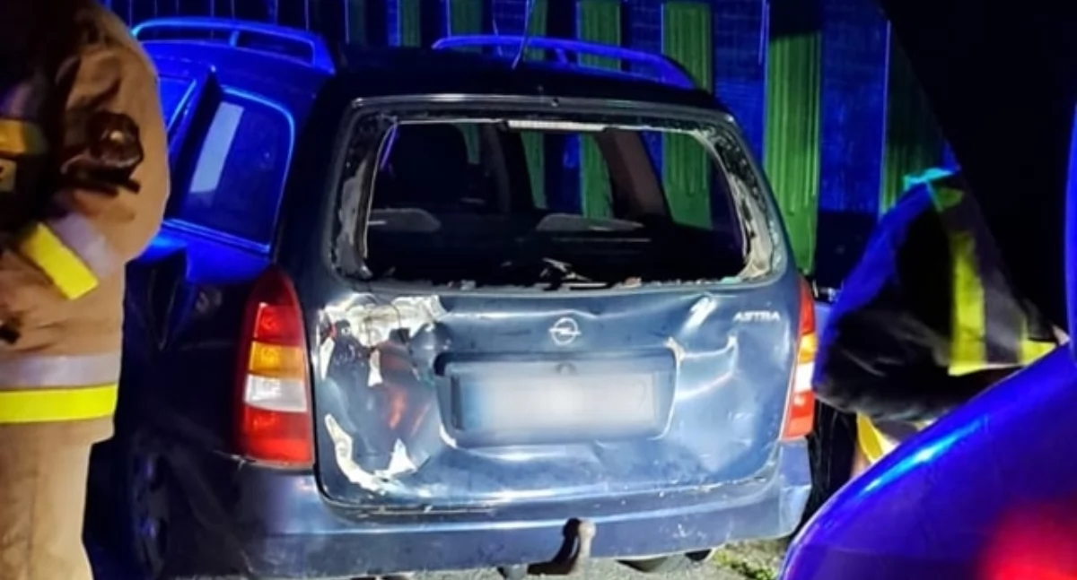 Kolizja dwóch aut na S17 w Gocławiu