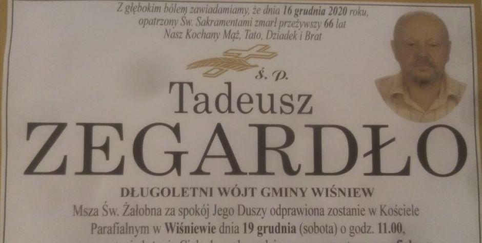 Zmarł były wójt gminy Wiśniew