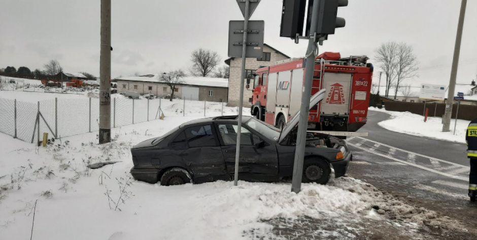 Wypadek na DK2 w Broszkowie